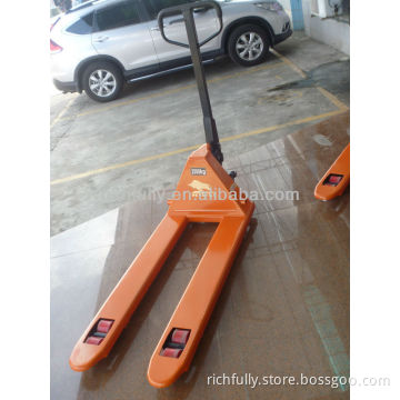 2.5 Tons Top Quality Manual /Hand Hydraulic Forklift for small pallet